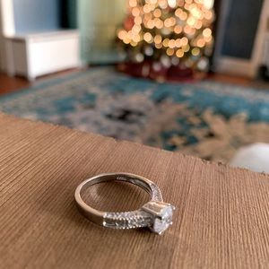 Solitaire engagement ring size 7